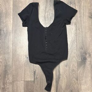 Bozzolo Black Bodysuit